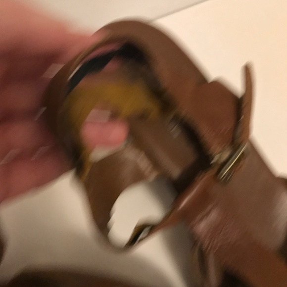 Korks by Kork Ease Brown Leather Platform Sandals size 7 - Picture 4 of 16